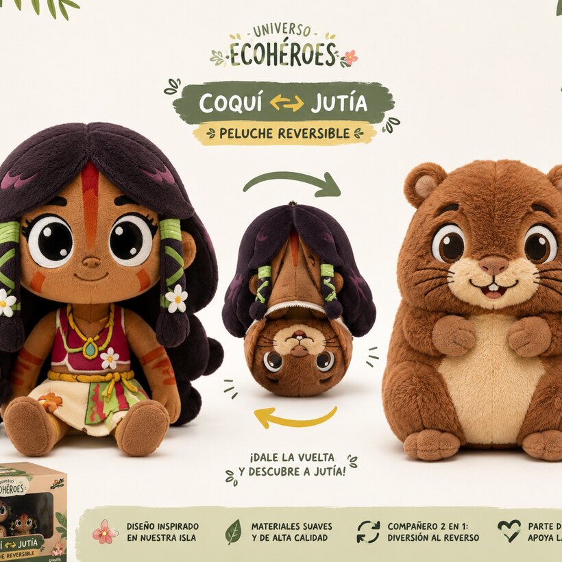 Coquí Transformation Plush