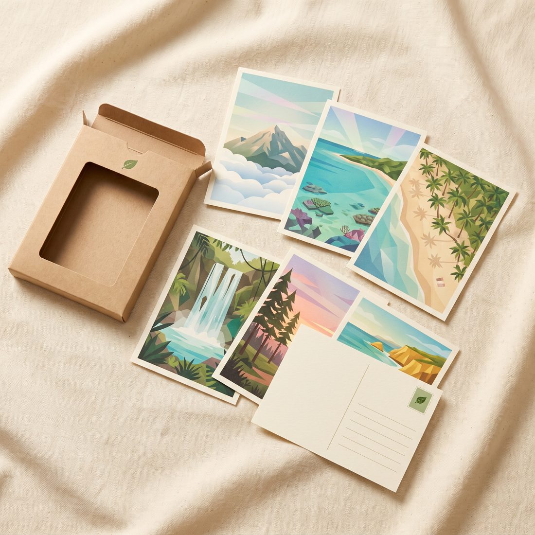 Postales ilustradas