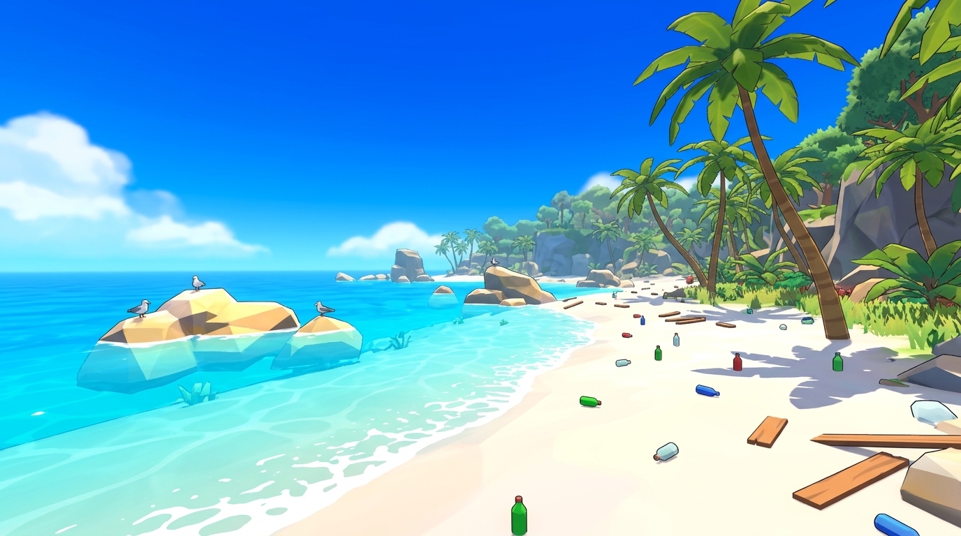 Concept Art — Playa de Arena Rubia