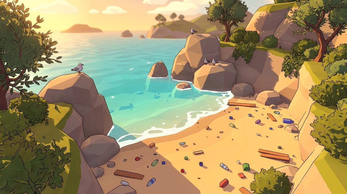Concept Art — Acantilados 3