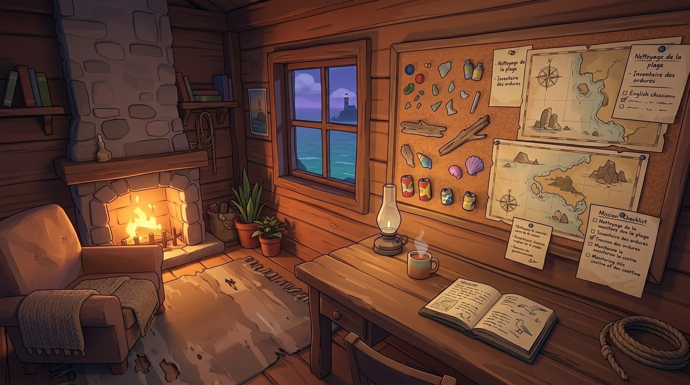 Concept Art — Interior del Faro